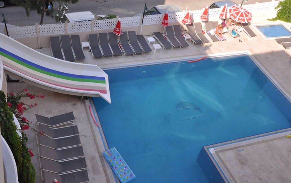 Ein Foto vom Pool im Isla Apart