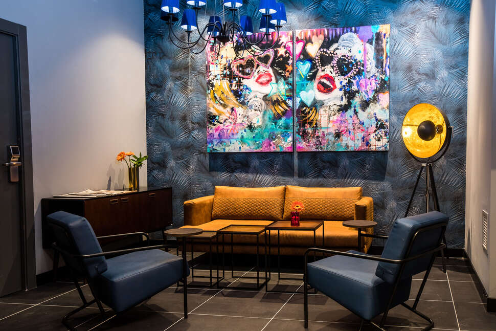 Een foto van het interieur van NYX Hotel Madrid