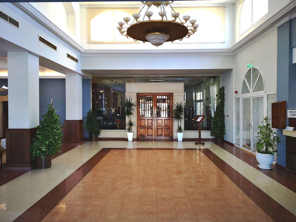 Een foto van het interieur van Aktea Beach Village