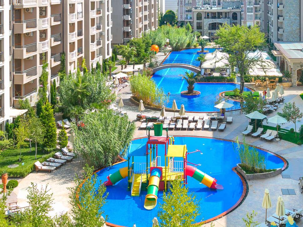 Een foto van een overzicht van Cascadas Family Resort