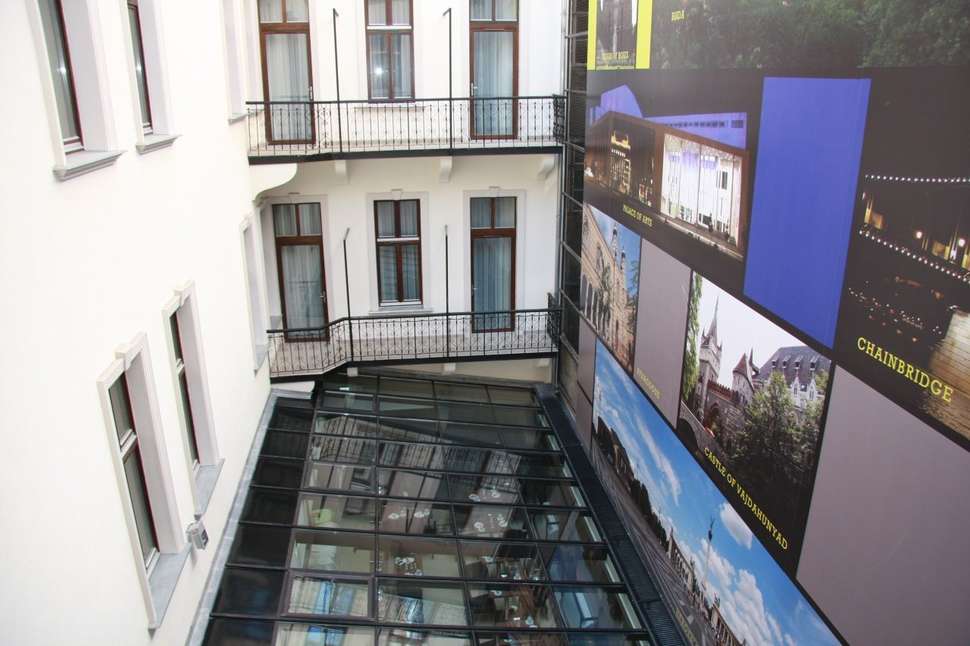 Een foto van het interieur van The Three Corners Hotel Bristol