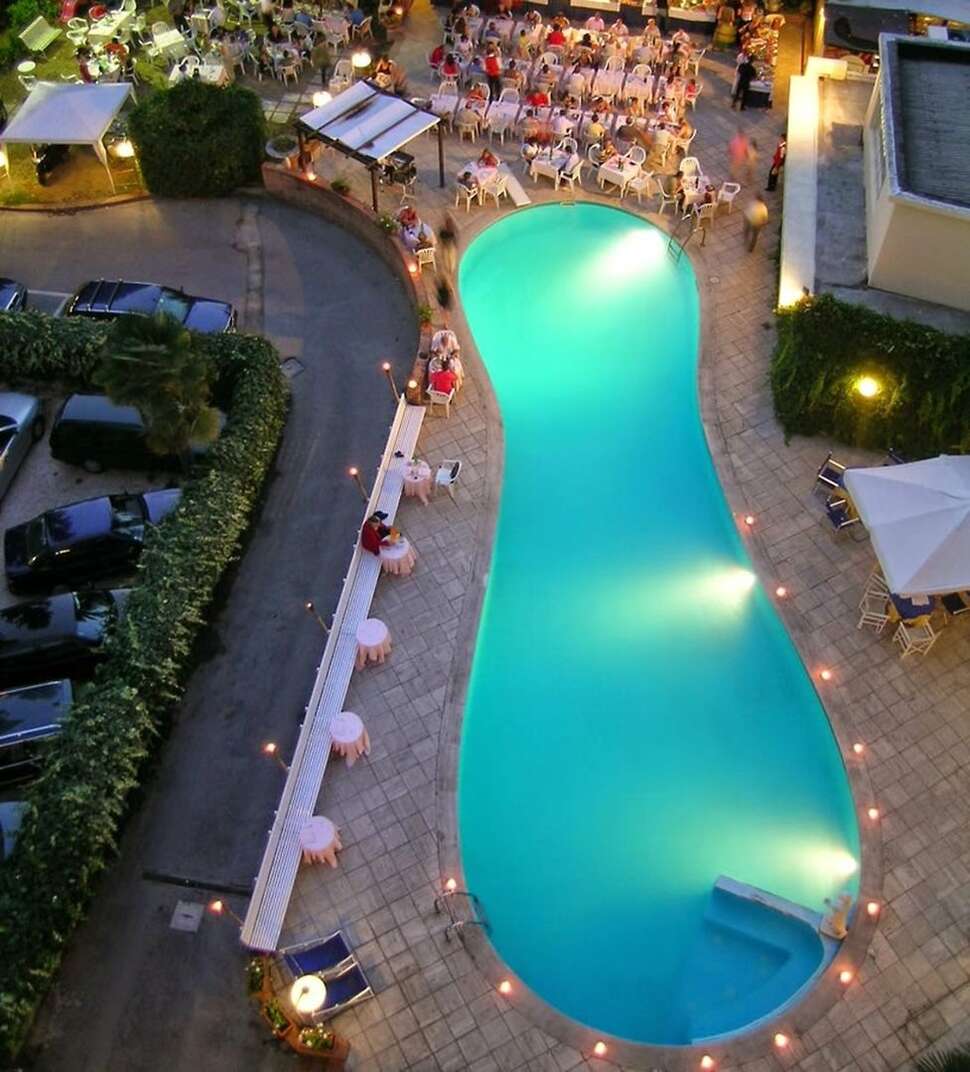 Een foto van het zwembad bij Hotel Villa Adriatica