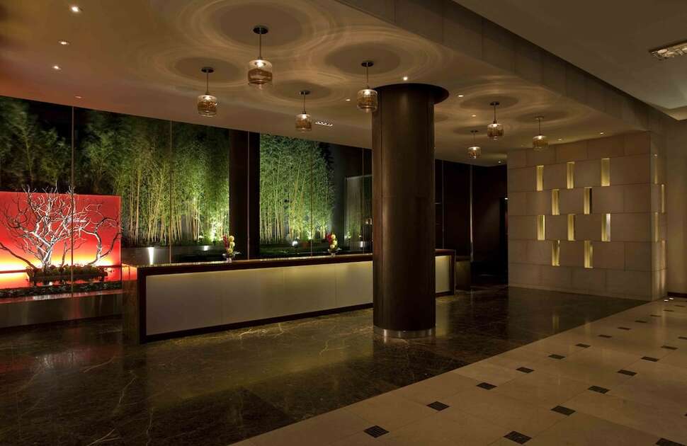 Een foto van het interieur van InterContinental New York Times Square