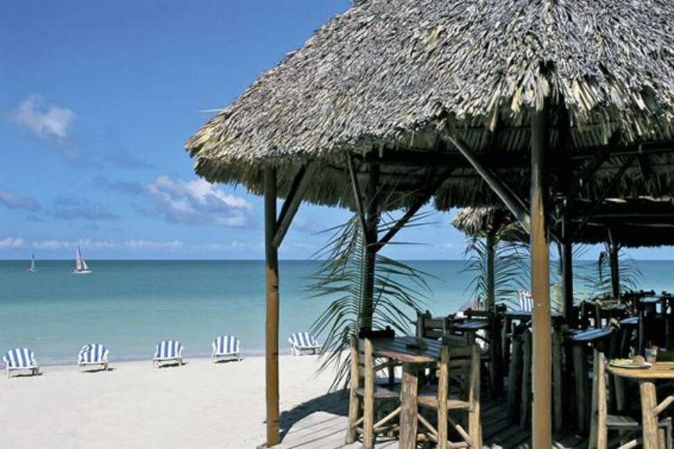 Ein Foto vom Strand beim Hotel Sol Palmeras