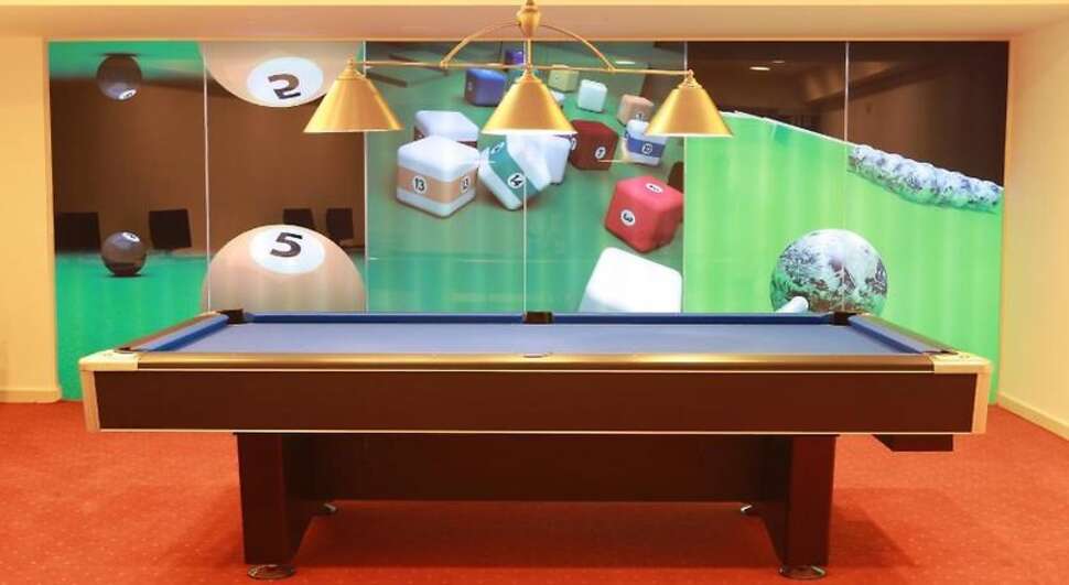 Een foto van de faciliteiten bij Alimounda Mare