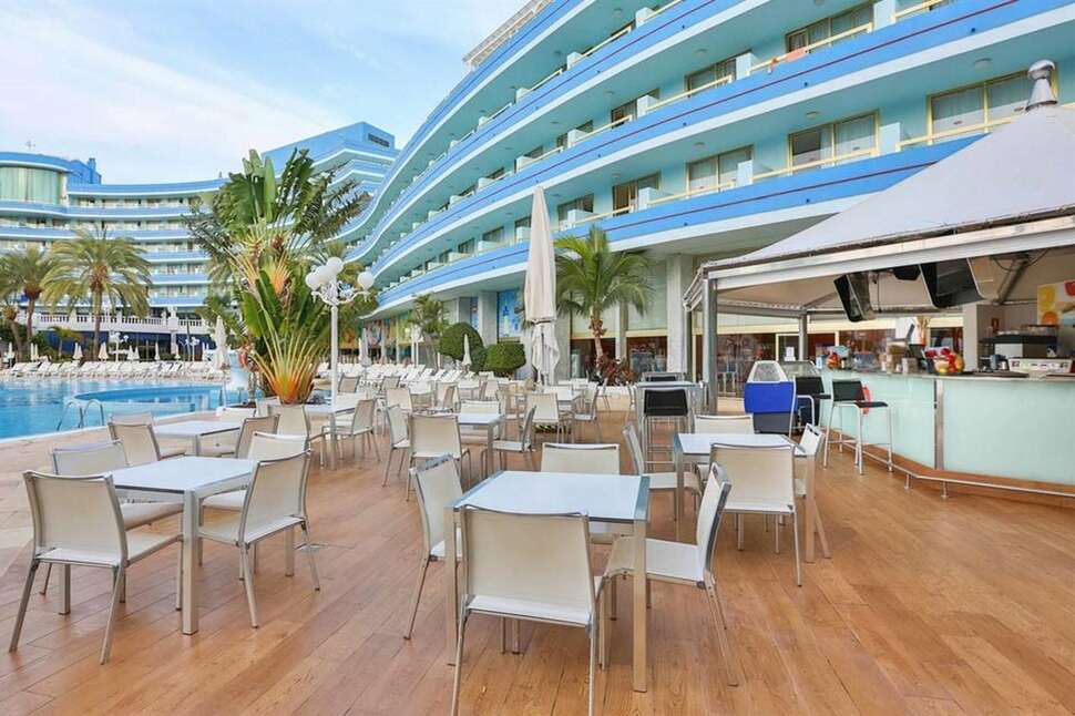 Ein Foto von den Einrichtungen im Mediterranean Palace Hotel