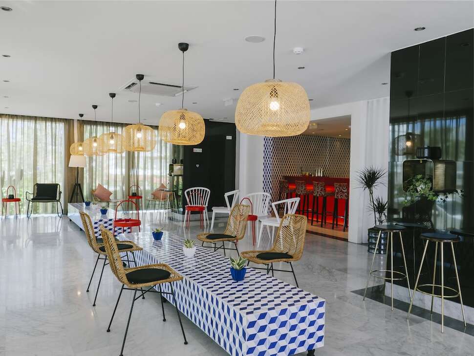 Een foto van de faciliteiten bij Topazio Vibe Beach Hotel & Appartementen