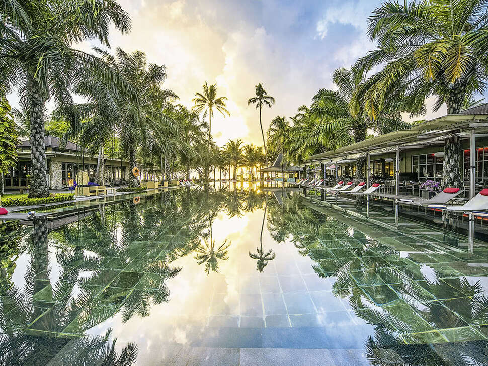 Een foto van het zwembad bij Segara Village Hotel