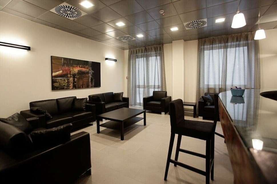 Een foto van het interieur van Hotel Artis Roma