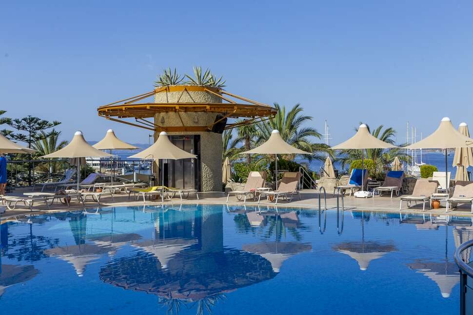 Een foto van het zwembad bij Diamond of Bodrum