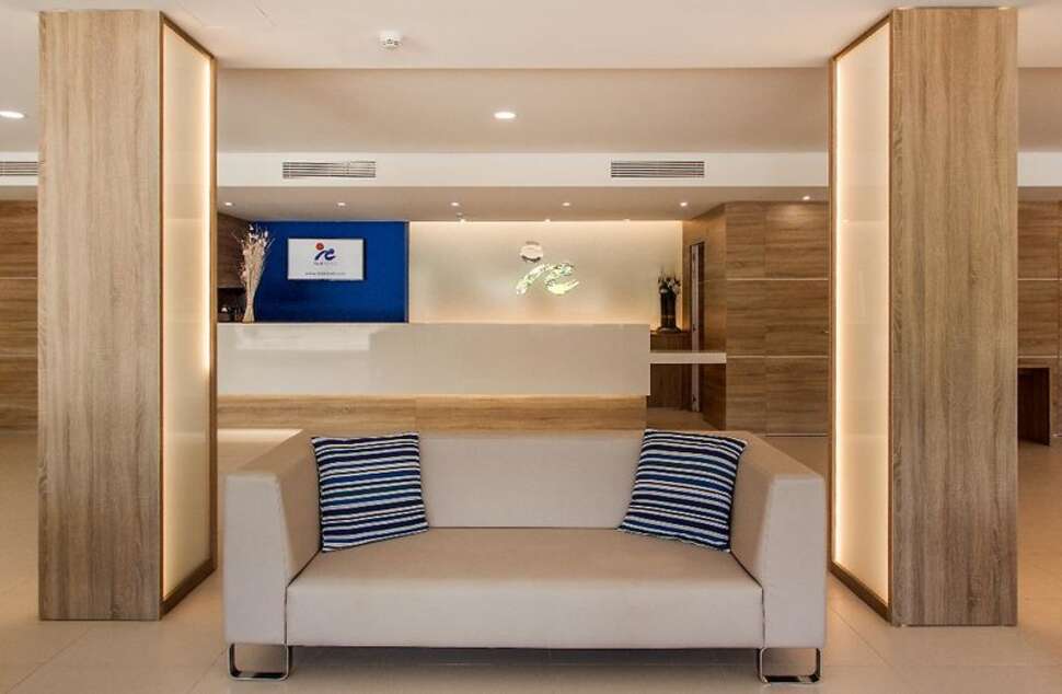 Een foto van het interieur van Globales Costa de la Calma