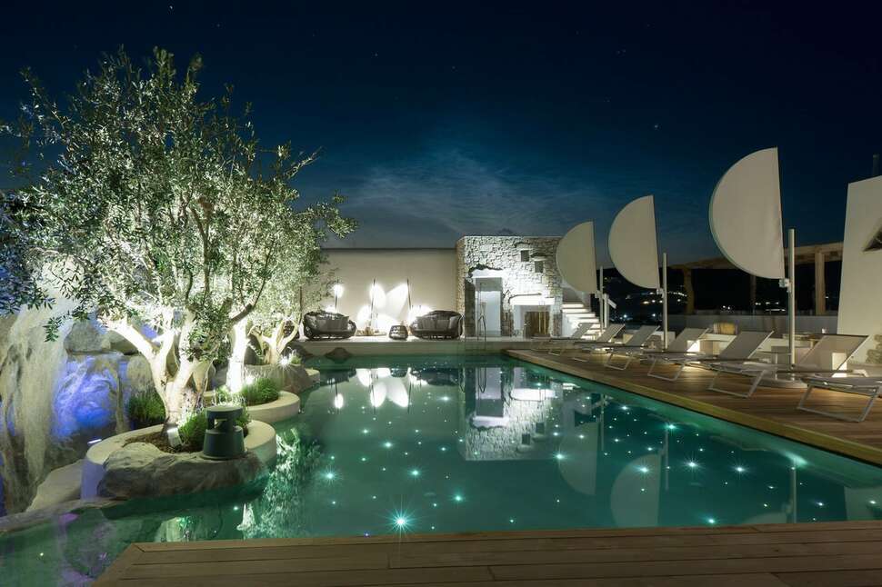 Een foto van de faciliteiten bij Kove Mykonos - A Myconian Collection Hotel