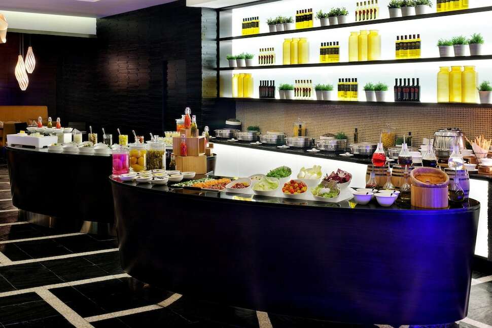 Ein Foto von den Einrichtungen im Marriott Hotel Al Jaddaf