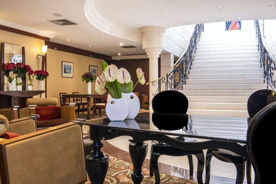 Een foto van het interieur van Hotel Aston la Scala