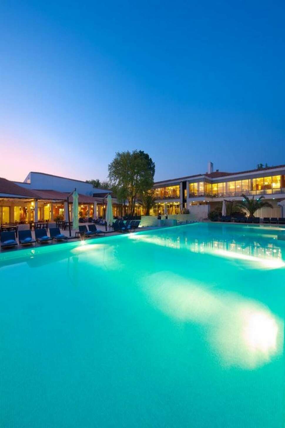 Ein Foto vom Pool im Hotel Pelegrin Plava Laguna by Melia