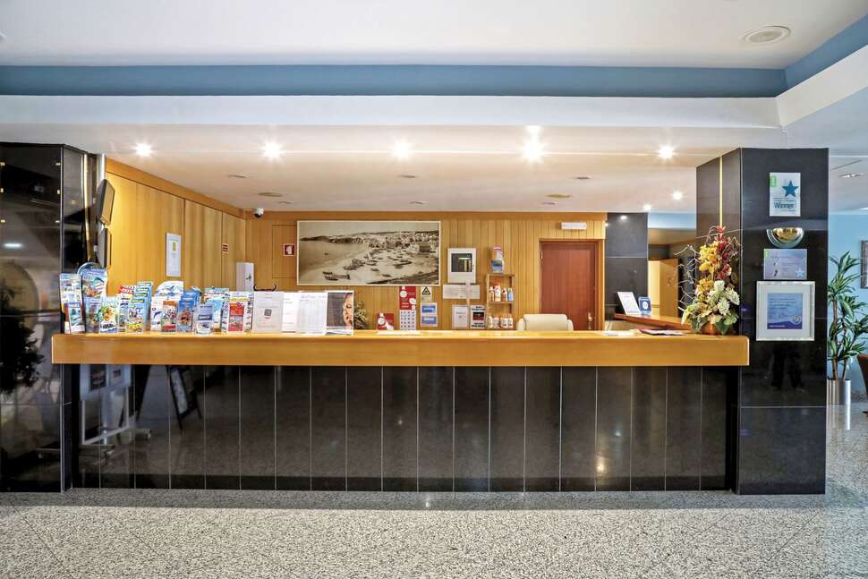 Een foto van het interieur van Paladim & Alagoa Mar Hotels