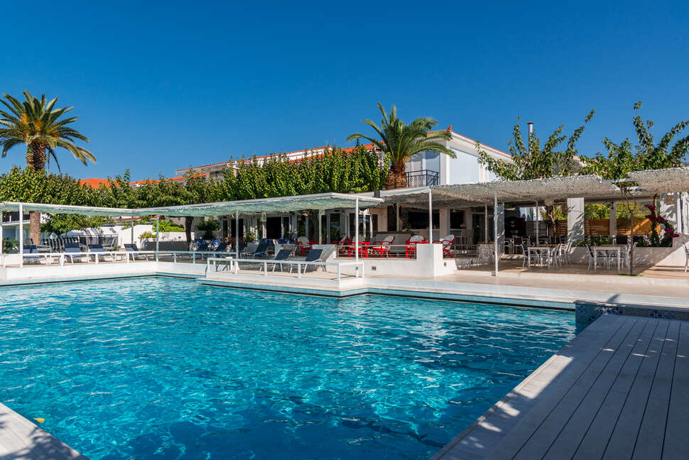 Een foto van het zwembad bij Sirocco Hotel Kalamaki