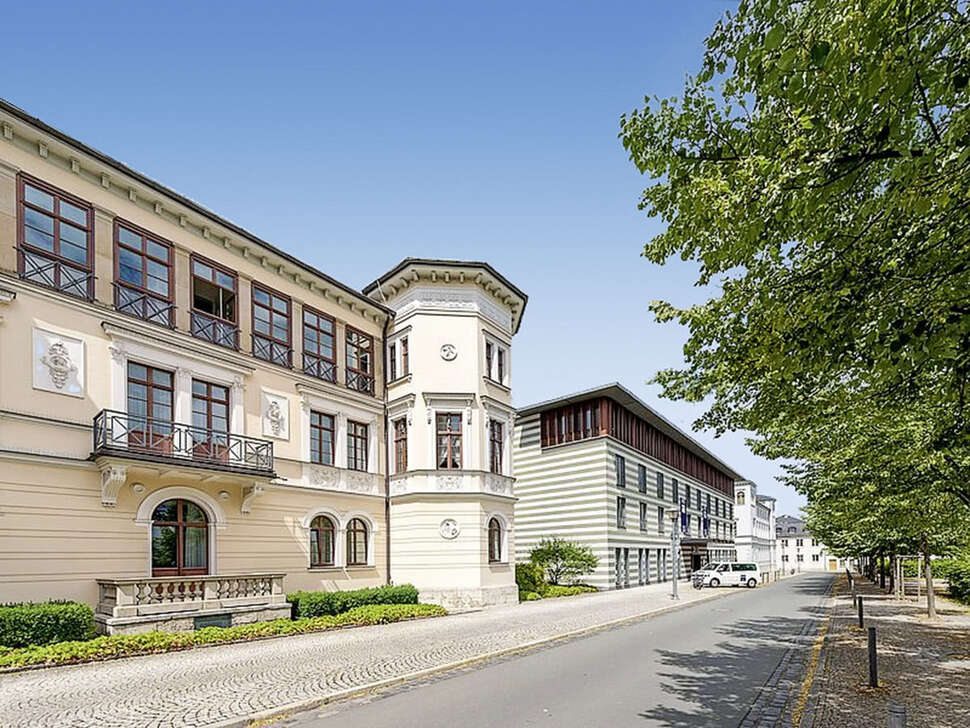 Een foto van de buitenkant van Dorint Am Goethepark Weimar