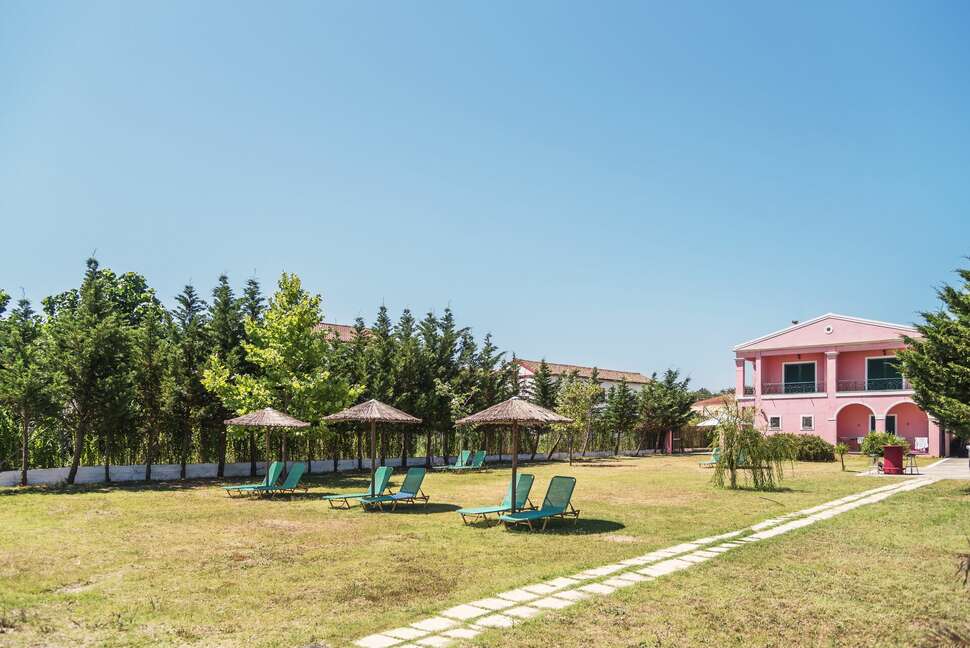 Een foto van het terras bij Seaside Resorts