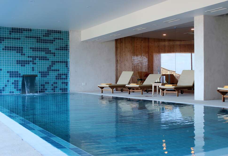 Ein Foto vom Pool im Pedras Do Mar Resort