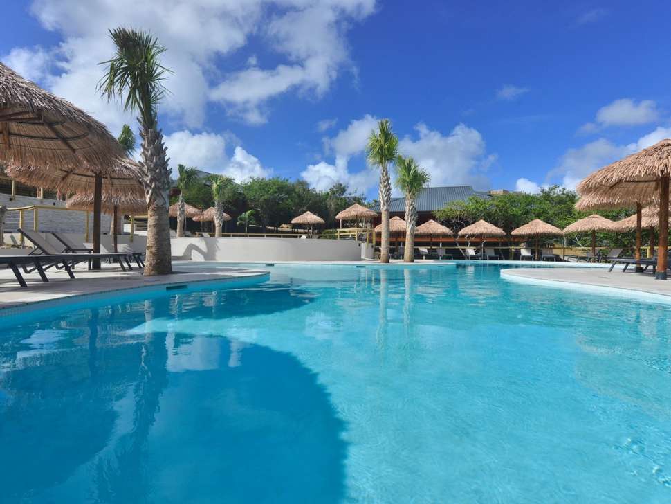 Een foto van het zwembad bij Morena Resort