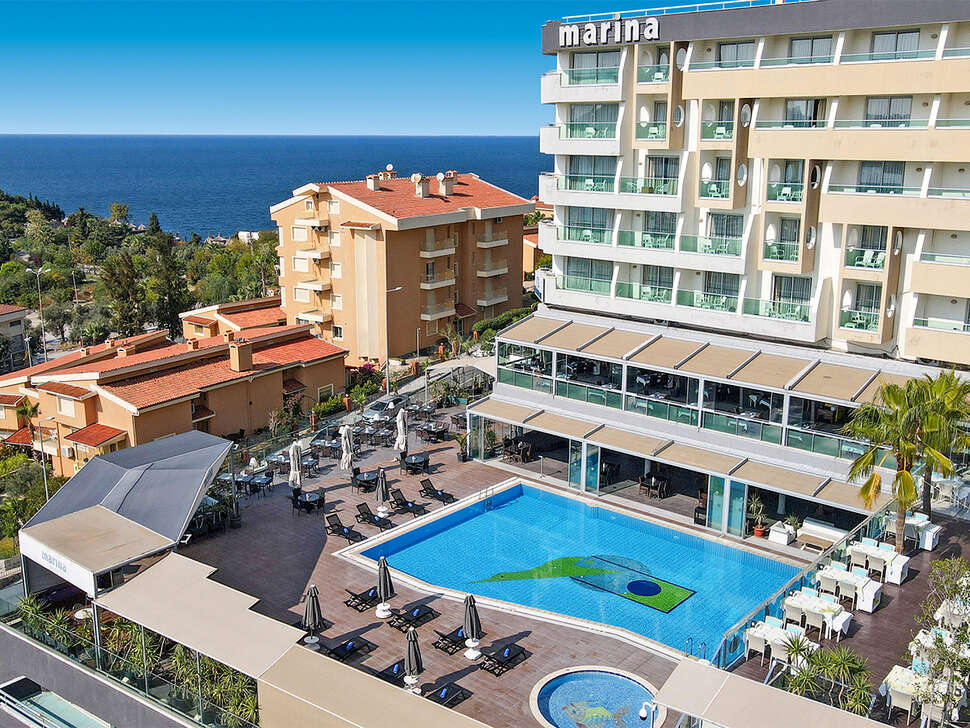 Ein Foto vom Pool im Elite World Kusadasi