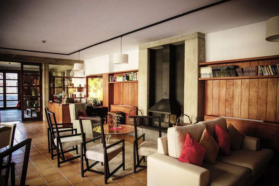 Een foto van het interieur van La Casona del Patio