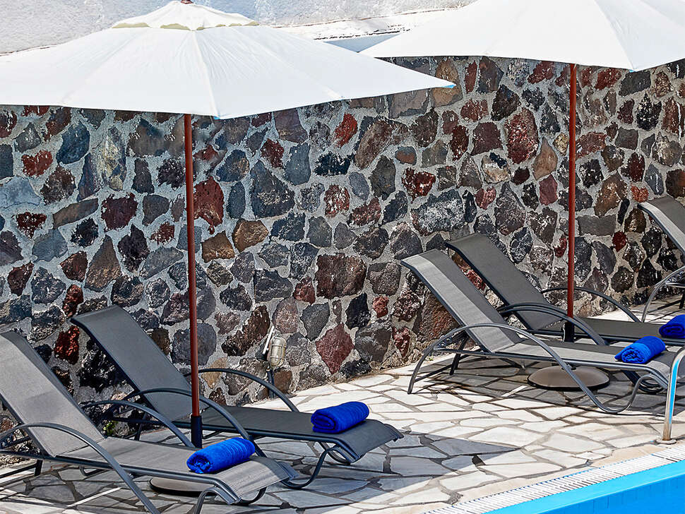 Een foto van het zwembad bij Terra Blue Hotel
