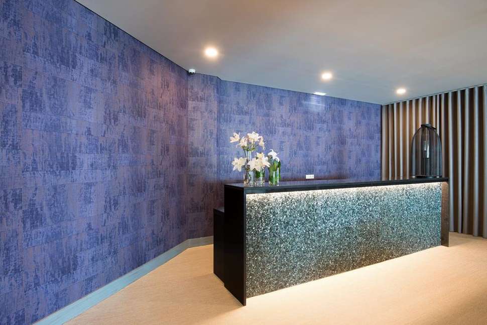 Een foto van het interieur van Hotel Baia Azul