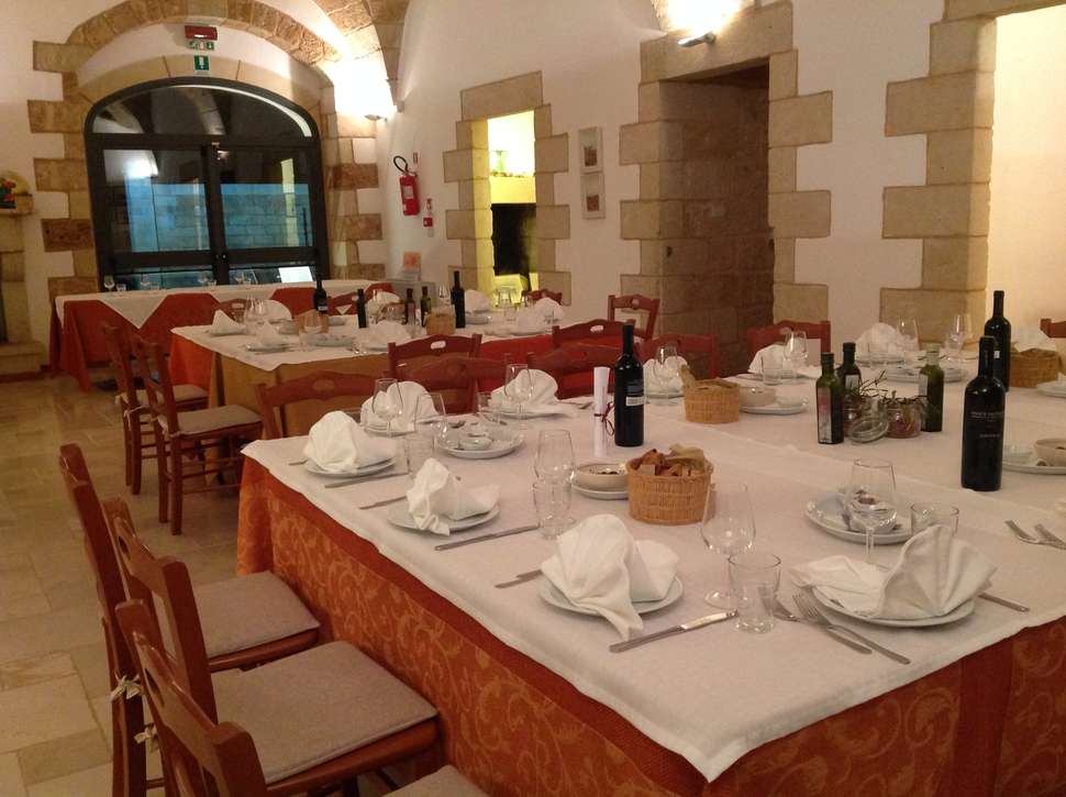 Een foto van de faciliteiten bij Masseria Stali
