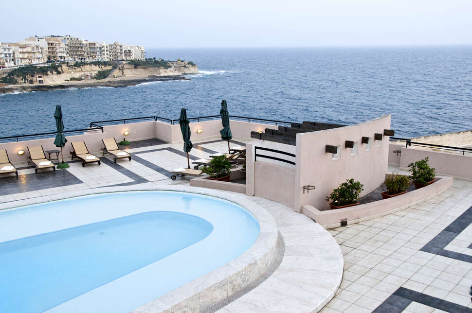 Een foto van een overzicht van Hotel Calypso