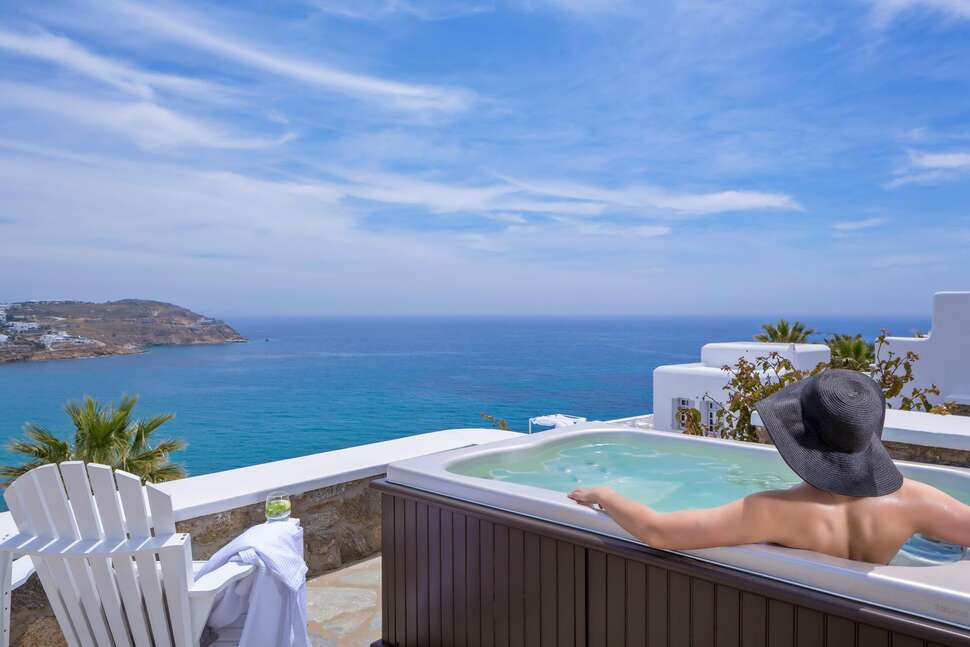 Ein Foto von den Einrichtungen im Pietra e Mare - Mykonos Moments Hotel