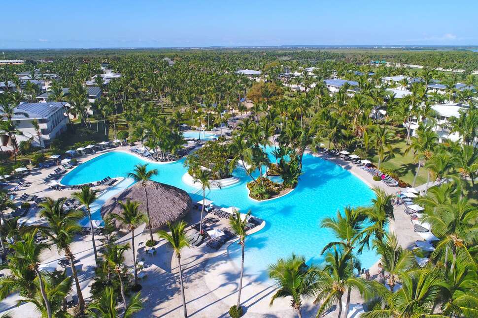Een foto van een overzicht van Catalonia Bavaro Beach Golf & Casino Resort