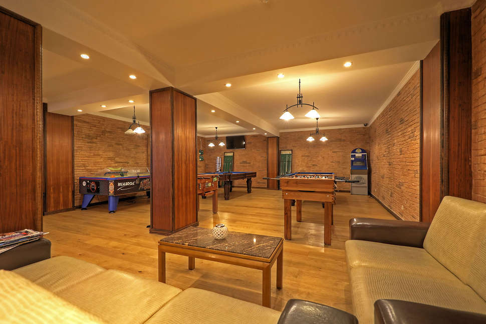 Een foto van het interieur van Paladim & Alagoa Mar Hotels
