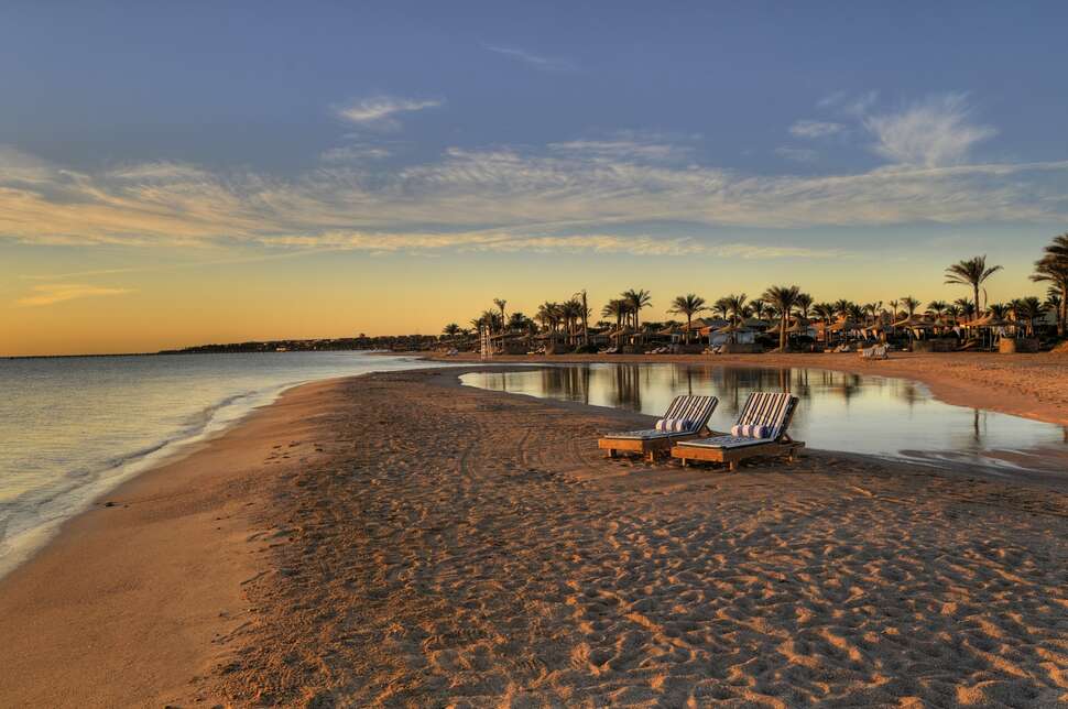 Ein Foto vom Strand beim Aurora Oriental Resort Sharm El Sheikh