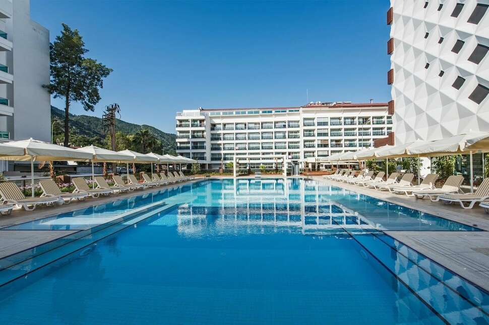 Een foto van het zwembad bij Elite World Marmaris Hotel
