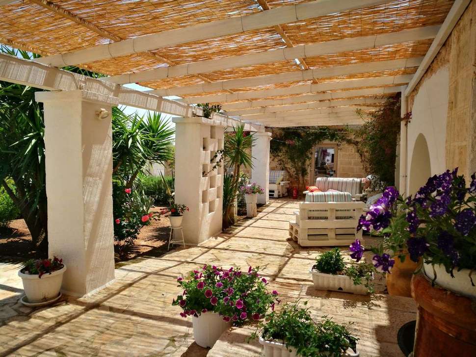 Een foto van het terras bij Tenuta Mazzetta Agriturismo