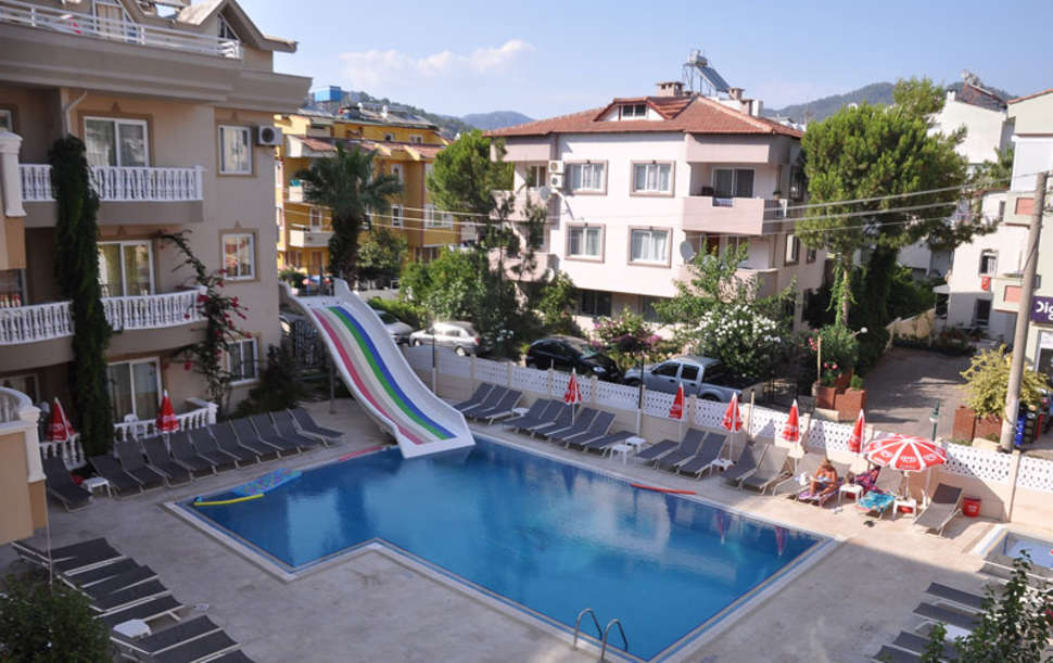Ein Foto vom Pool im Isla Apart