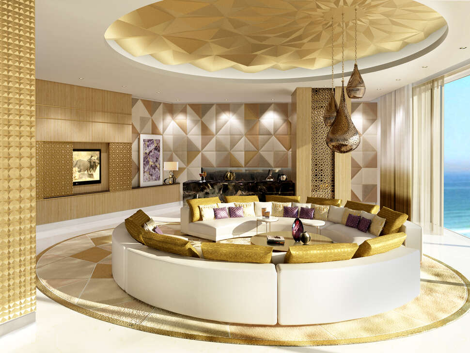 Een foto van het interieur van Fairmont Ajman