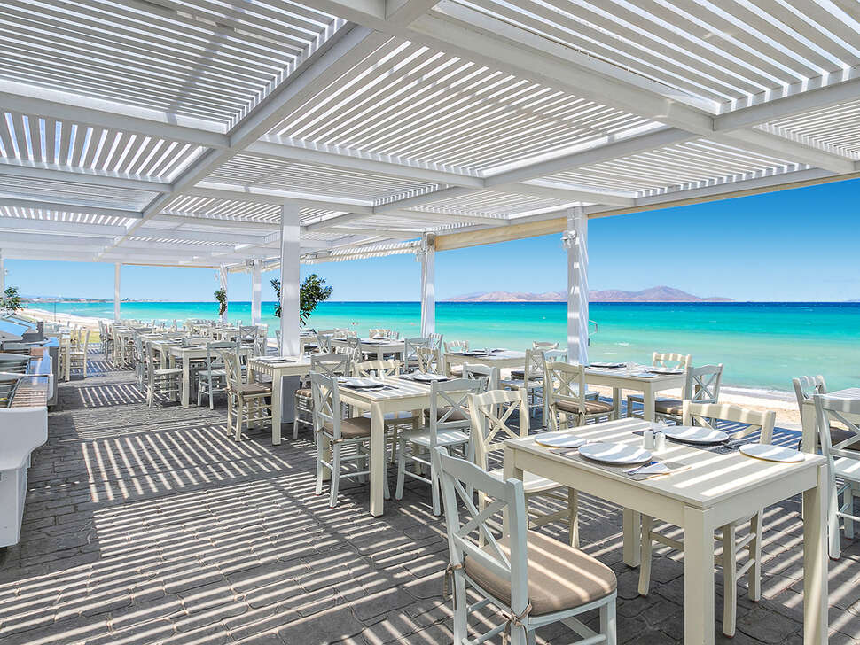 Ein Foto von den Einrichtungen im Aeolos Beach Hotel