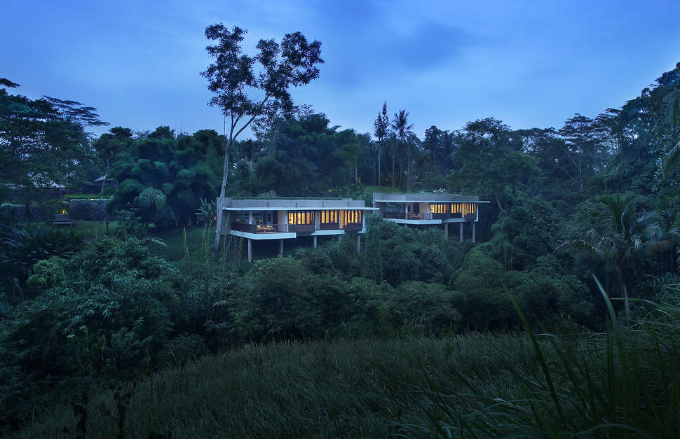 Ein Foto von der Außenansicht des Alila Ubud