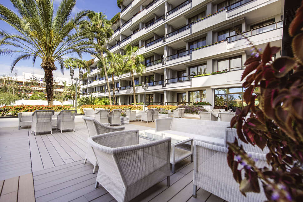 Een foto van het terras bij Spring Hotel Bitacora