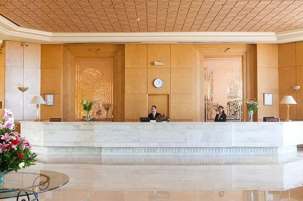 Een foto van het interieur van El Mouradi Hammamet Resort