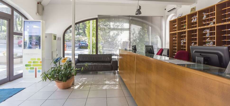 Een foto van het interieur van Appartementen Kanegra Plava Laguna