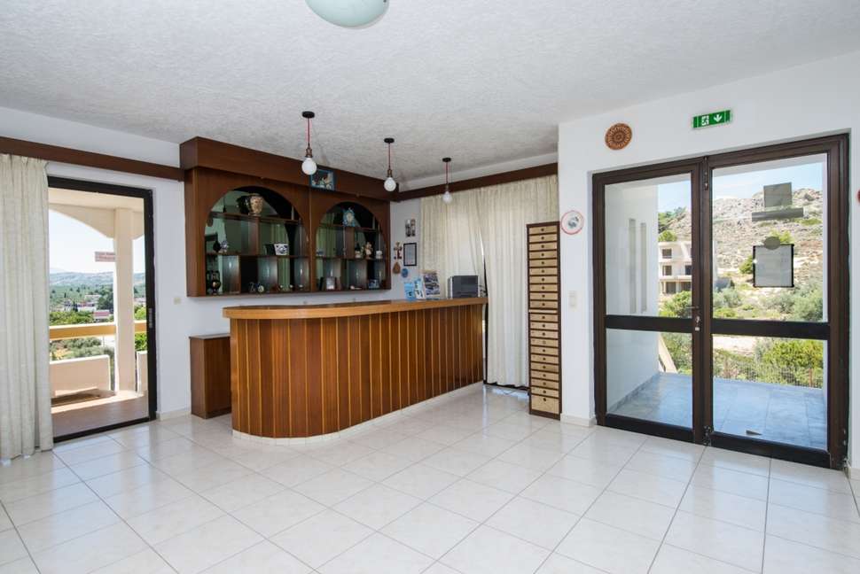 Een foto van het interieur van Hotel Anagros