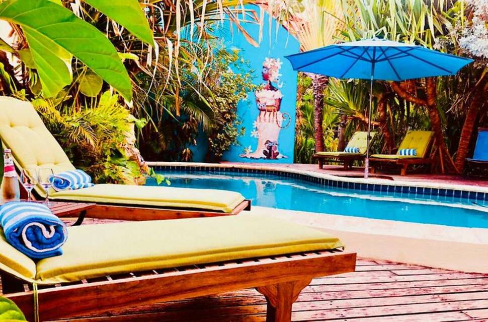 Een foto van een overzicht van Pietermaai Boutique Hotel