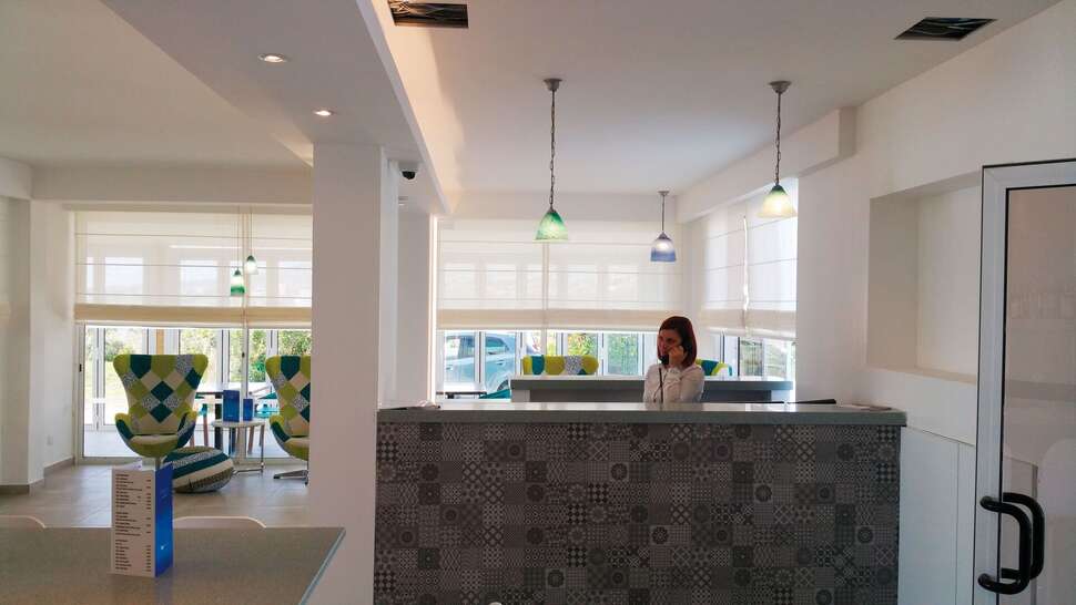 Een foto van het interieur van Marica's Boutique Hotel