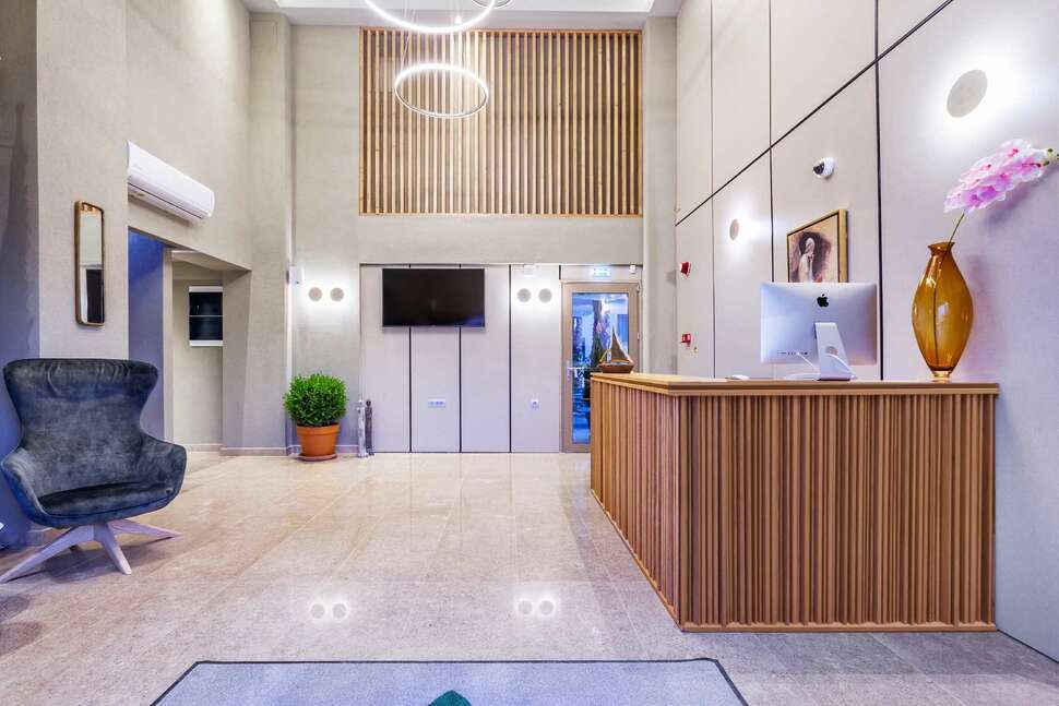 Een foto van het interieur van Pefki Deluxe Residences