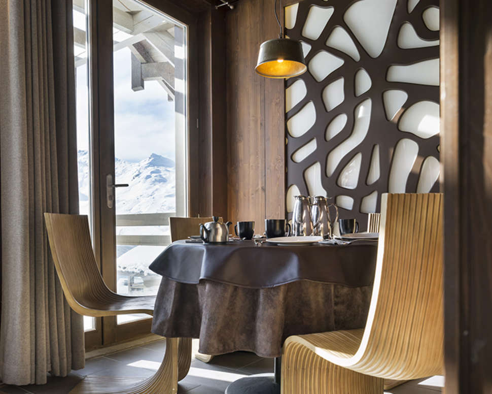 Een foto van het interieur van Le Hameau Du Kashmir
