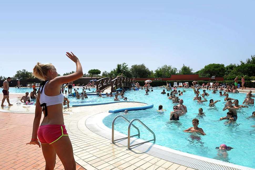 Een foto van het zwembad bij Camping Spiaggia e Mare